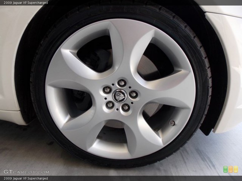 2009 Jaguar XF Supercharged Wheel and Tire Photo #94607935