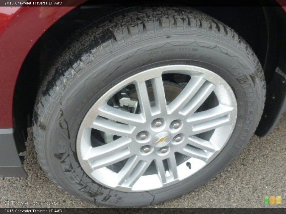 2015 Chevrolet Traverse LT AWD Wheel and Tire Photo 94641260