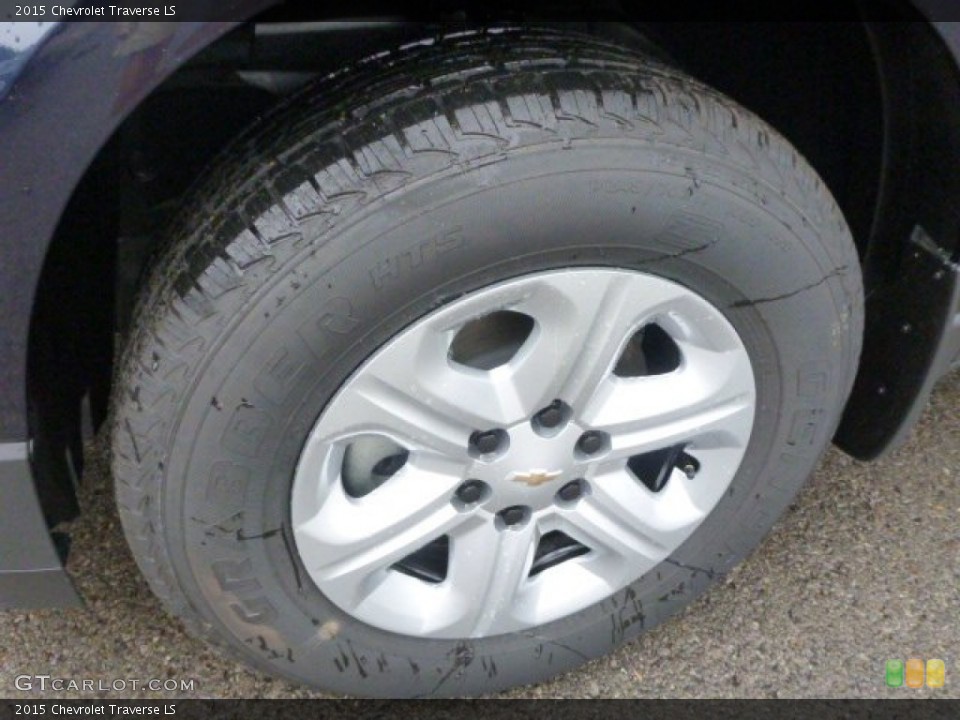 2015 Chevrolet Traverse LS Wheel and Tire Photo #94641725