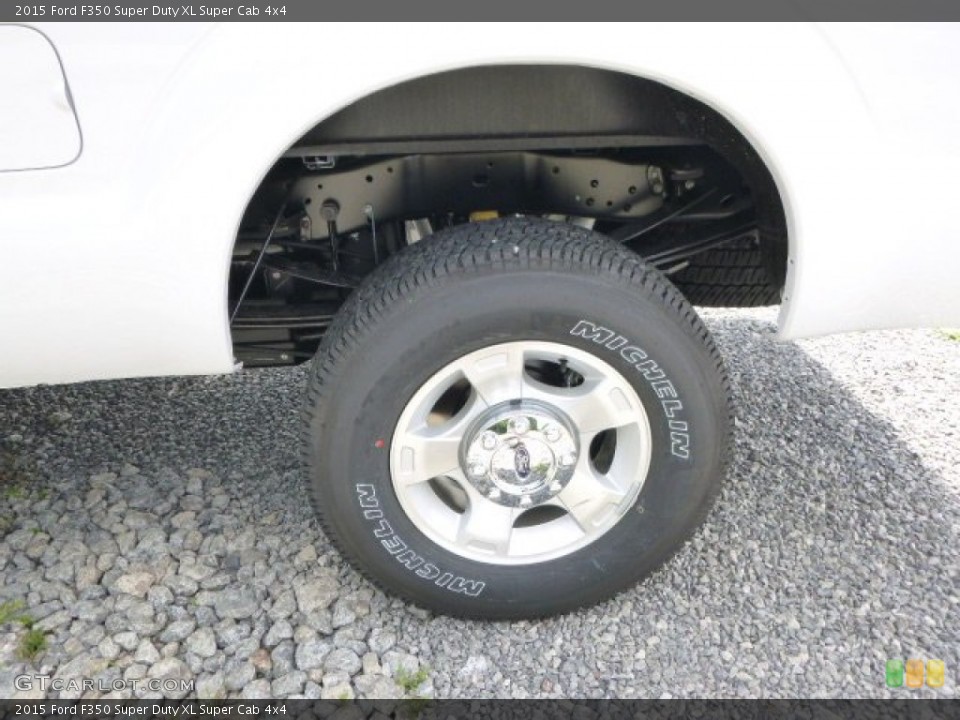 2015 Ford F350 Super Duty XL Super Cab 4x4 Wheel and Tire Photo #94654889