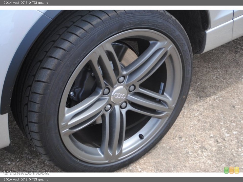 2014 Audi Q7 3.0 TDI quattro Wheel and Tire Photo #94672439