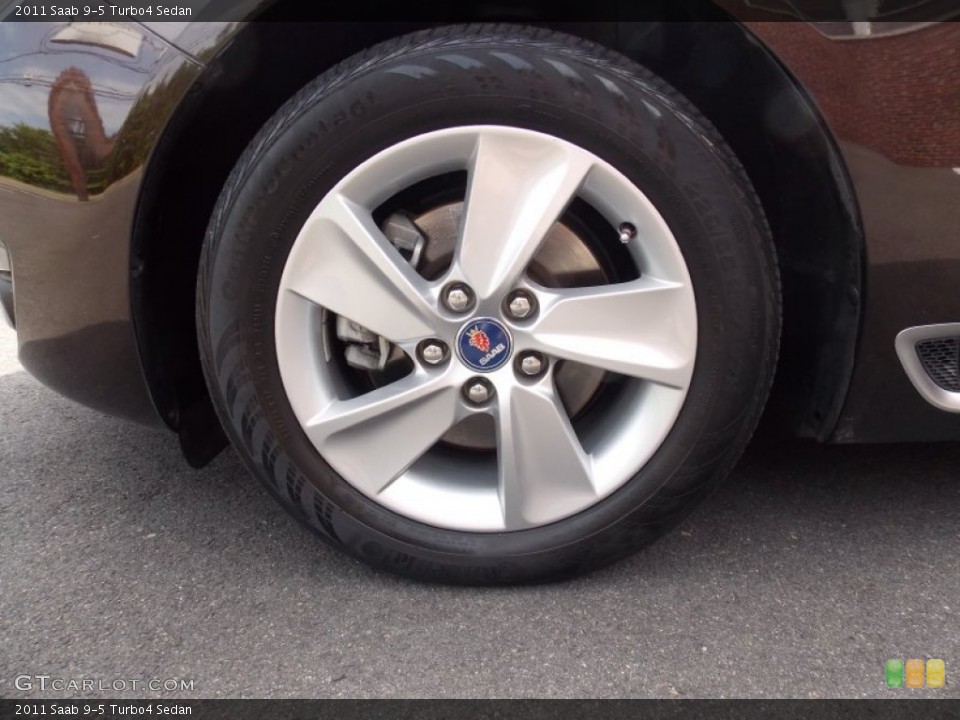2011 Saab 9-5 Turbo4 Sedan Wheel and Tire Photo #94679857