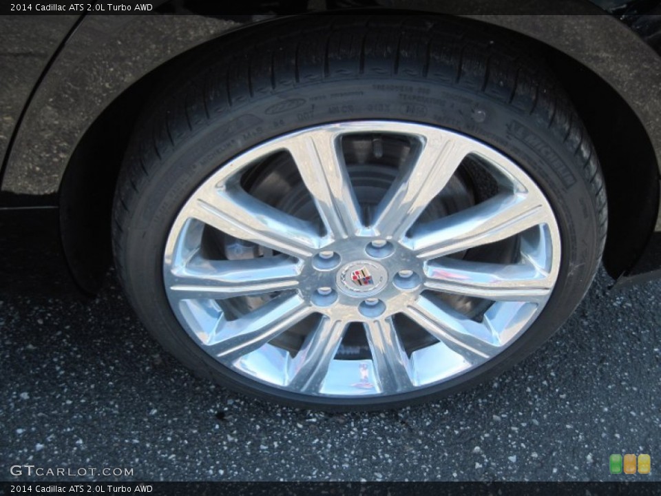 2014 Cadillac ATS 2.0L Turbo AWD Wheel and Tire Photo #94683961