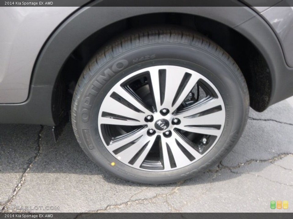 2014 Kia Sportage EX AWD Wheel and Tire Photo #94716261