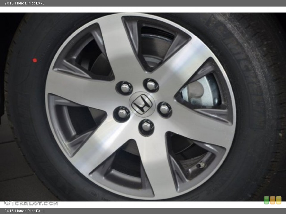 2015 Honda Pilot EX-L Wheel and Tire Photo #94721943