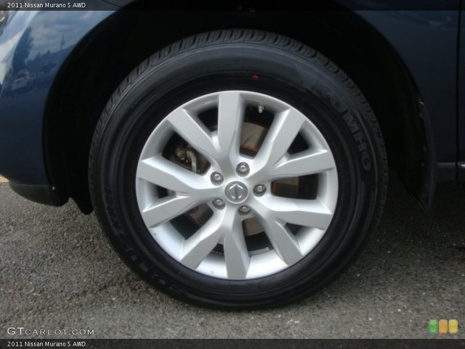 2011 Nissan Murano S AWD Wheel and Tire Photo #94728909