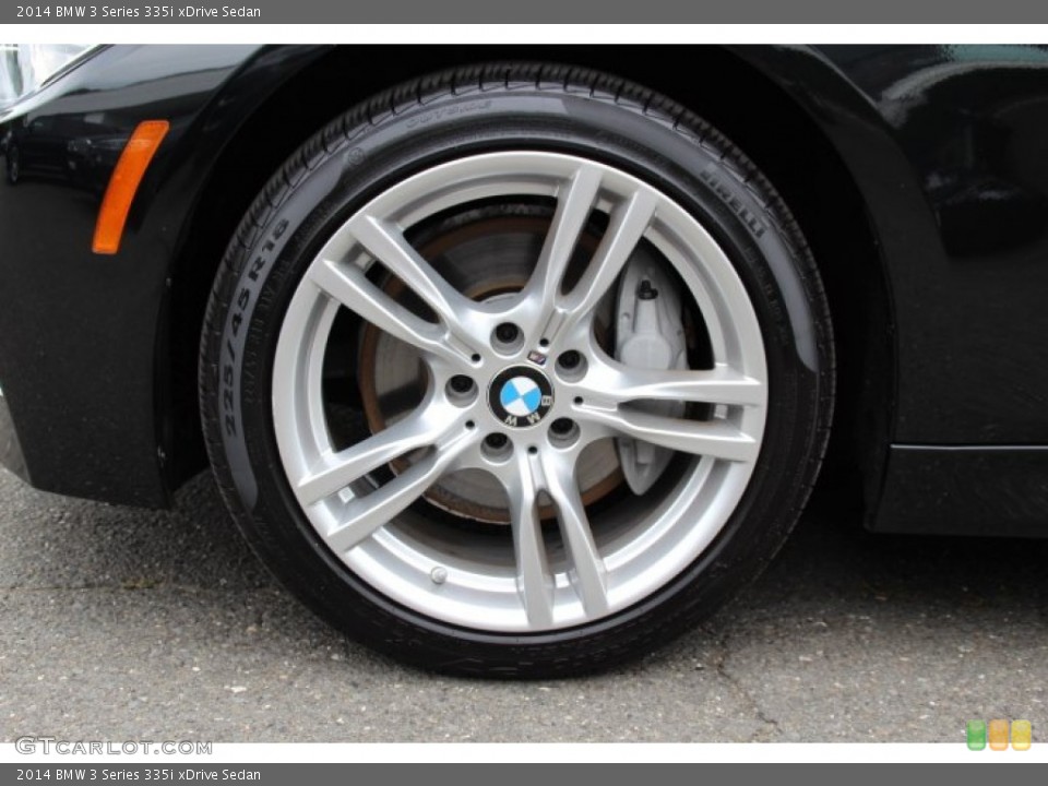 2014 BMW 3 Series 335i xDrive Sedan Wheel and Tire Photo #94735198
