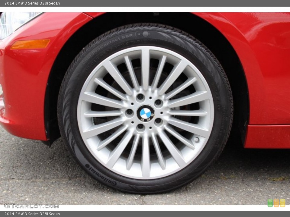 2014 BMW 3 Series 328i Sedan Wheel and Tire Photo #94735879