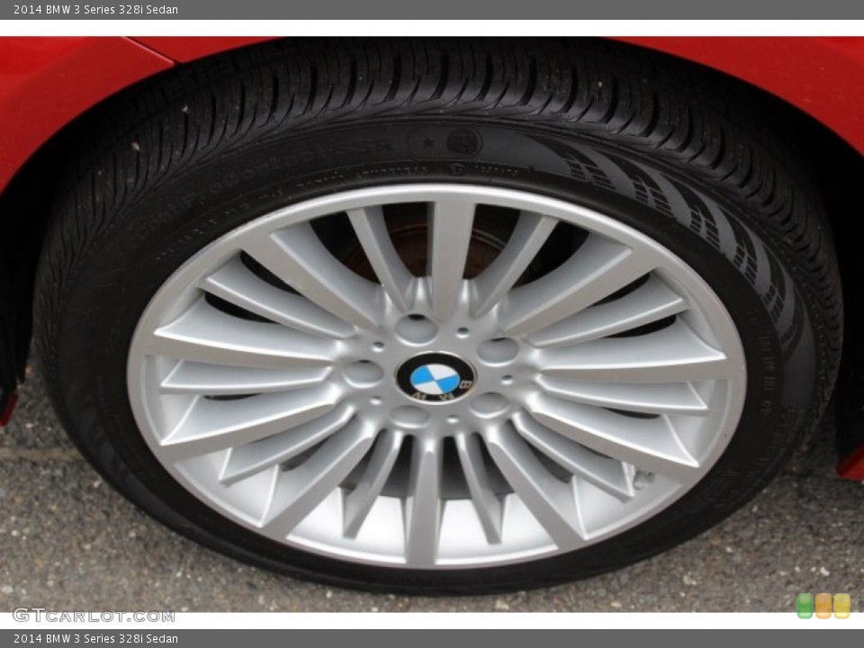 2014 BMW 3 Series 328i Sedan Wheel and Tire Photo #94735903