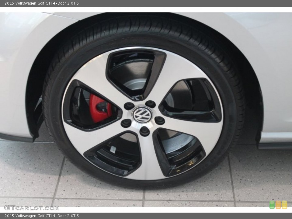 2015 Volkswagen Golf GTI 4-Door 2.0T S Wheel and Tire Photo #94737565