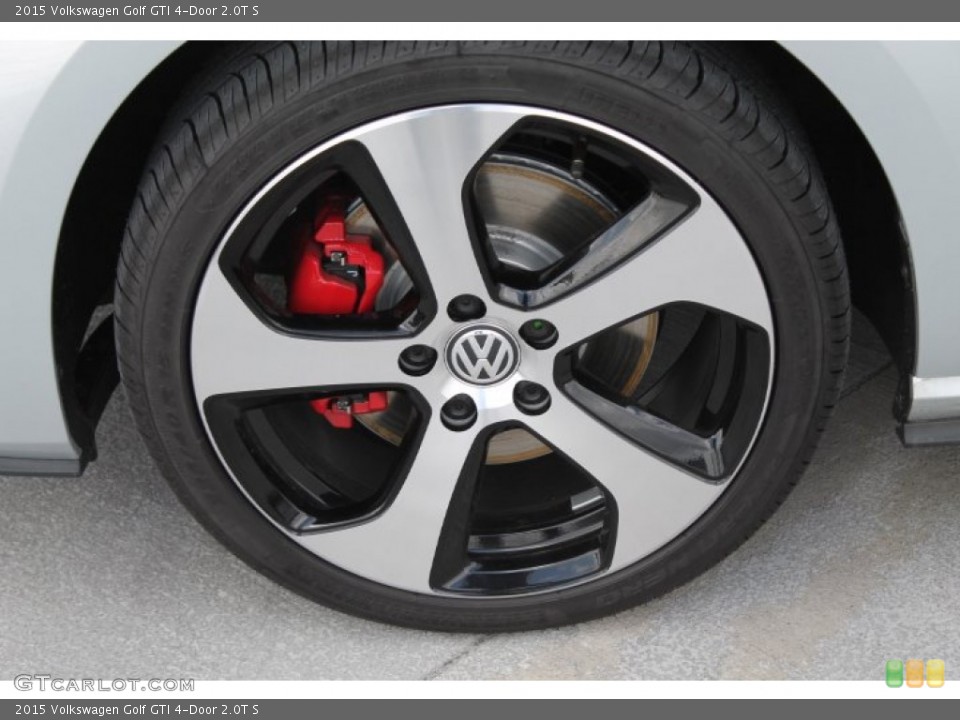 2015 Volkswagen Golf GTI 4-Door 2.0T S Wheel and Tire Photo #94738065