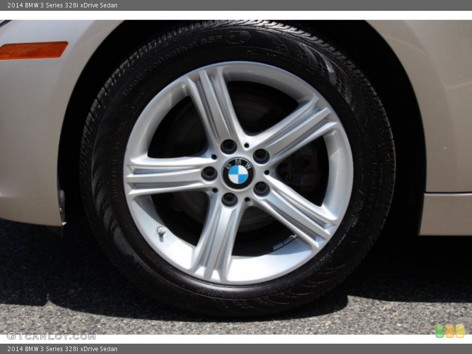 2014 BMW 3 Series 328i xDrive Sedan Wheel and Tire Photo #94740901