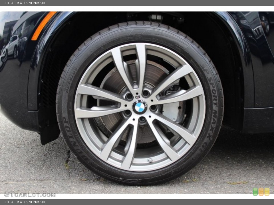 2014 BMW X5 xDrive50i Wheel and Tire Photo #94745107