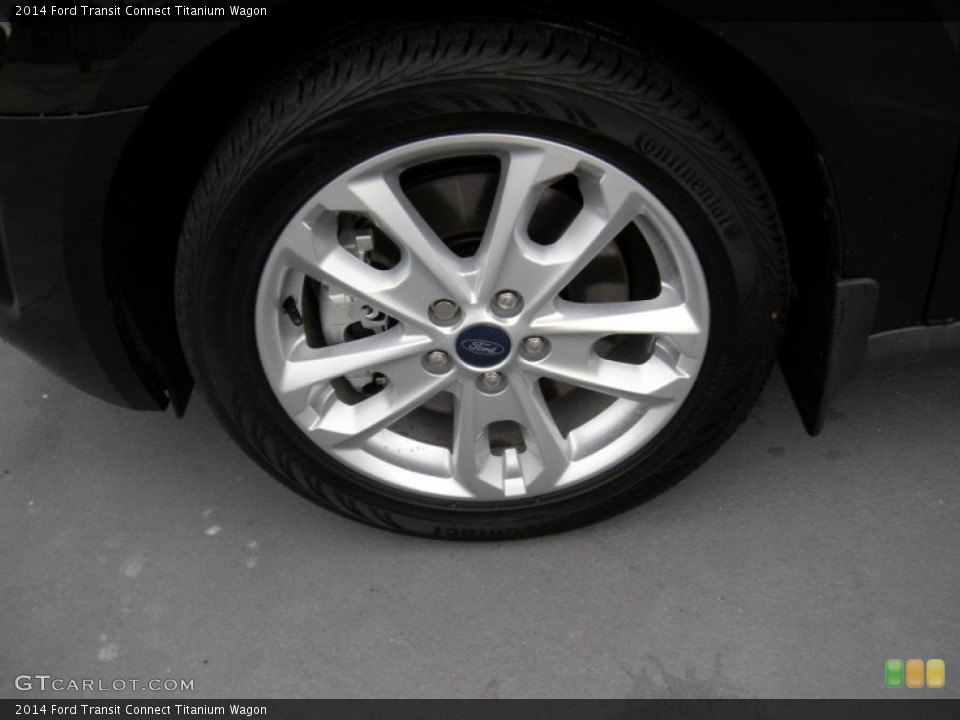 2014 Ford Transit Connect Titanium Wagon Wheel and Tire Photo #94748230