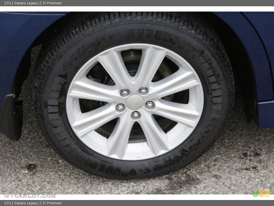 2011 Subaru Legacy 2.5i Premium Wheel and Tire Photo #94752040