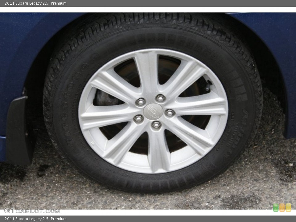 2011 Subaru Legacy 2.5i Premium Wheel and Tire Photo #94752064