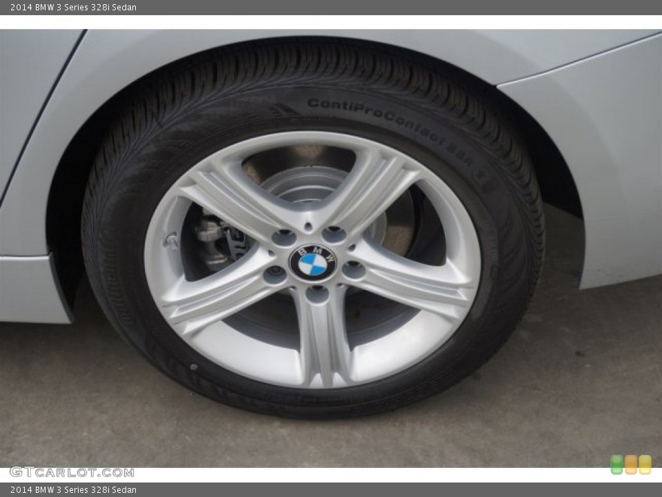 2014 BMW 3 Series 328i Sedan Wheel and Tire Photo #94767223
