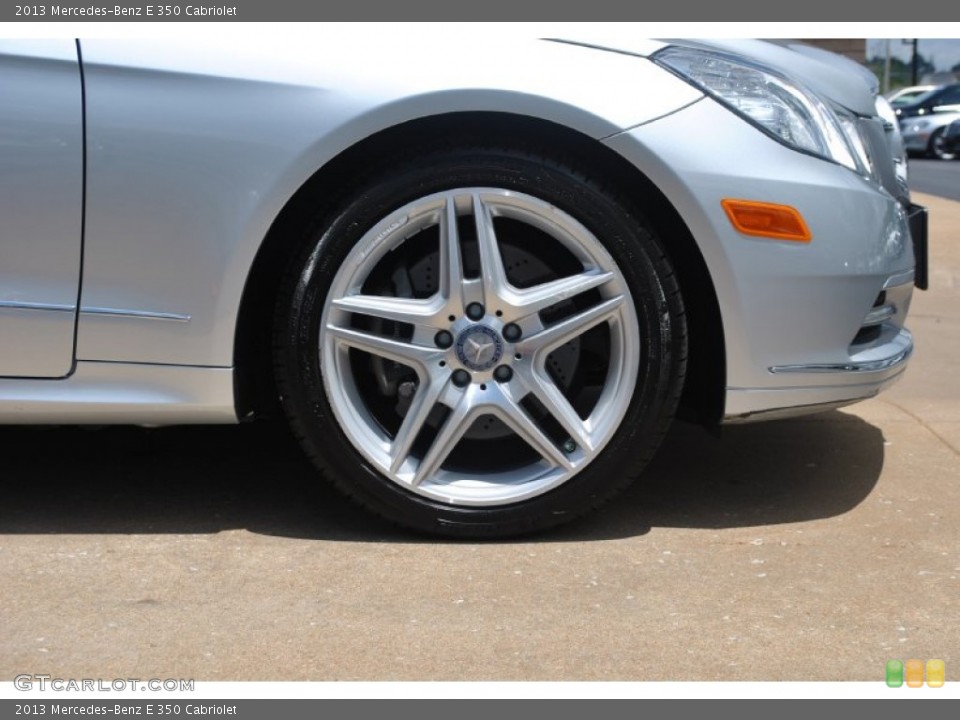 2013 Mercedes-Benz E 350 Cabriolet Wheel and Tire Photo #94767700
