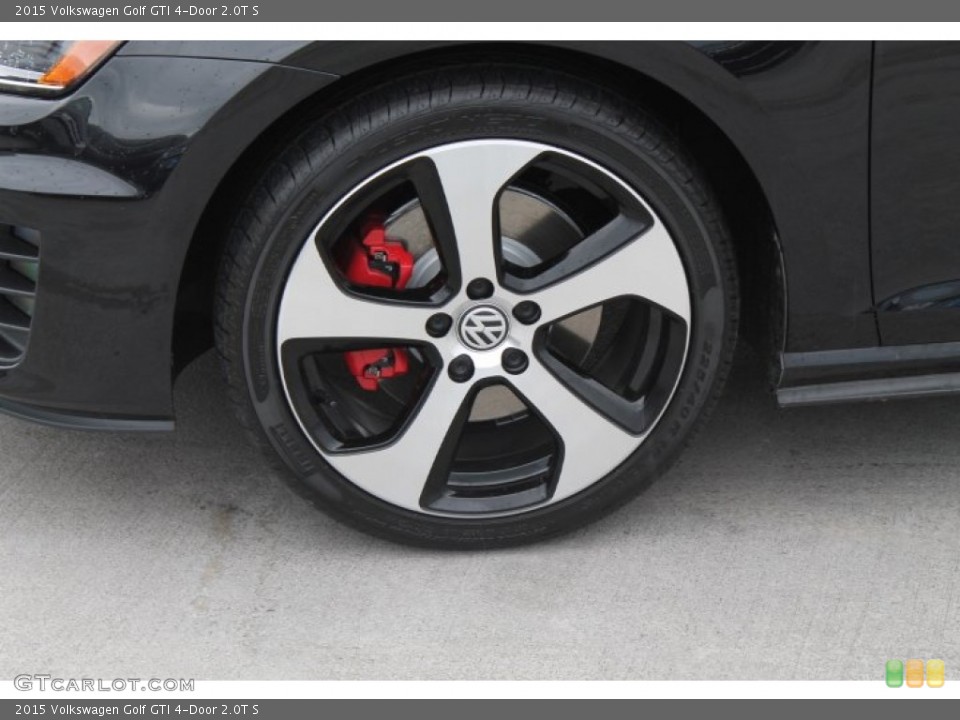 2015 Volkswagen Golf GTI 4-Door 2.0T S Wheel and Tire Photo #94797225