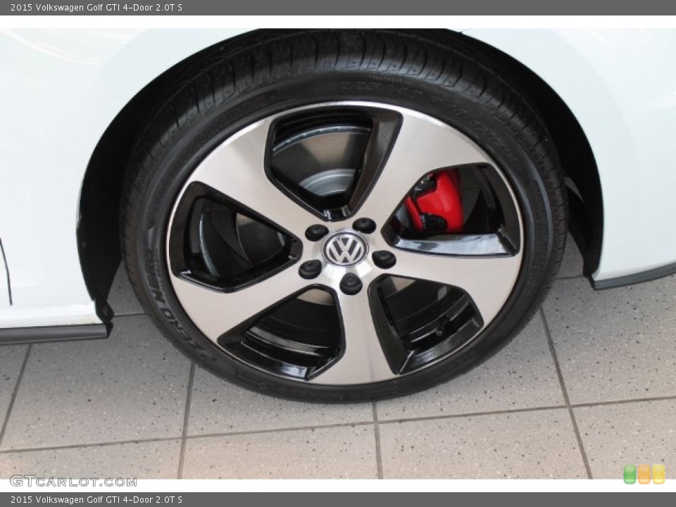 2015 Volkswagen Golf GTI 4-Door 2.0T S Wheel and Tire Photo #94797660