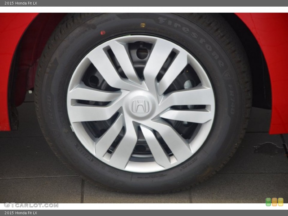 2015 Honda Fit LX Wheel and Tire Photo #94851674