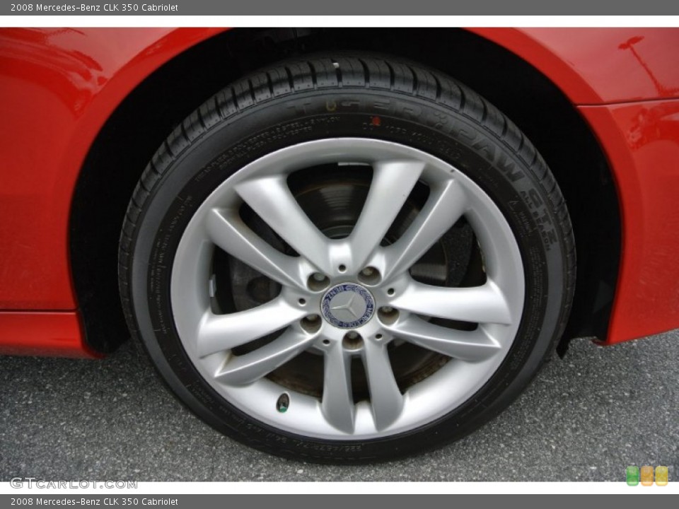 2008 Mercedes-Benz CLK 350 Cabriolet Wheel and Tire Photo #94861034