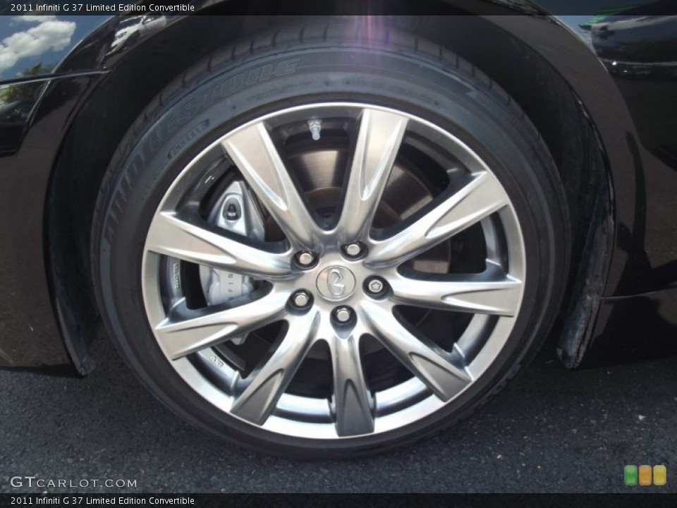 2011 Infiniti G 37 Limited Edition Convertible Wheel and Tire Photo #94868390