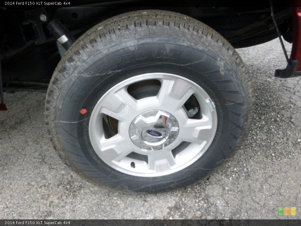 2014 Ford F150 XLT SuperCab 4x4 Wheel and Tire Photo #94907105