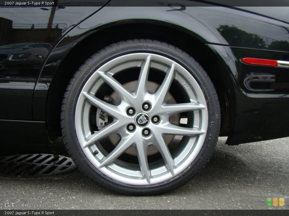 2007 Jaguar S-Type R Sport Wheel and Tire Photo #9490768