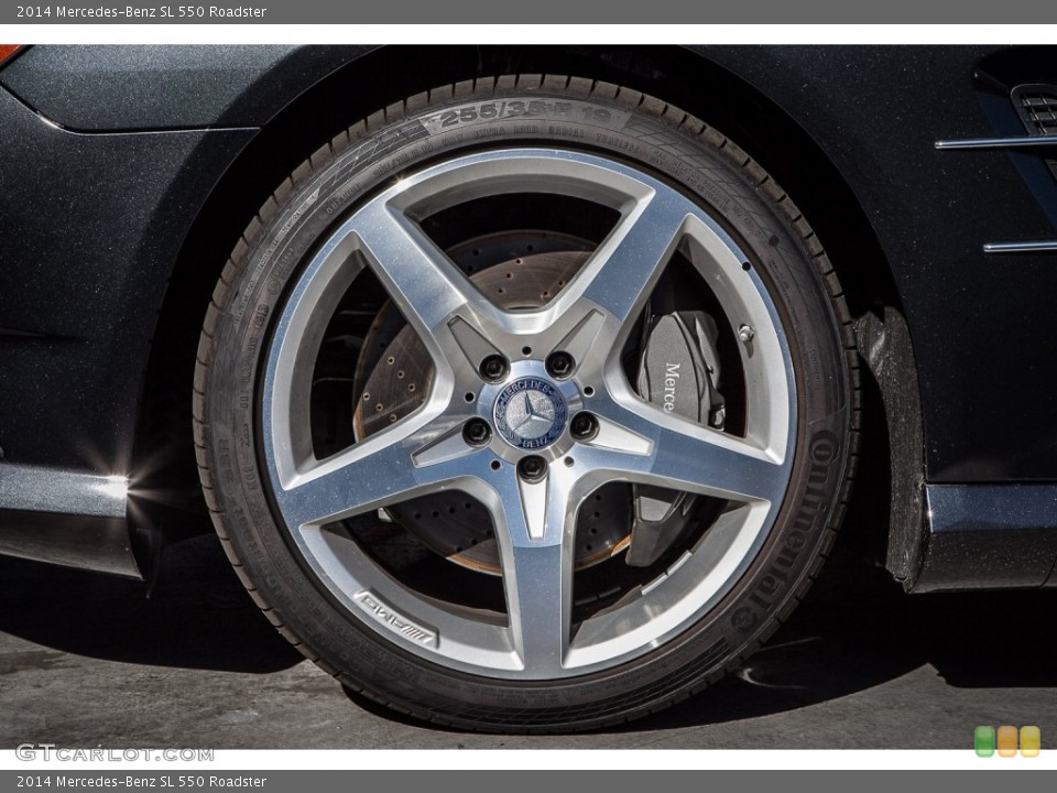 2014 Mercedes-Benz SL 550 Roadster Wheel and Tire Photo #94908527
