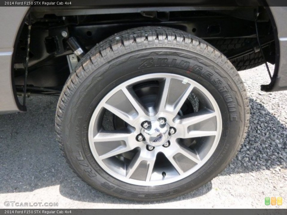 2014 Ford F150 STX Regular Cab 4x4 Wheel and Tire Photo #94909304
