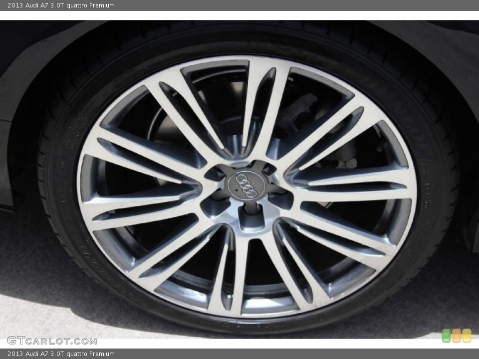 2013 Audi A7 3.0T quattro Premium Wheel and Tire Photo #94925874