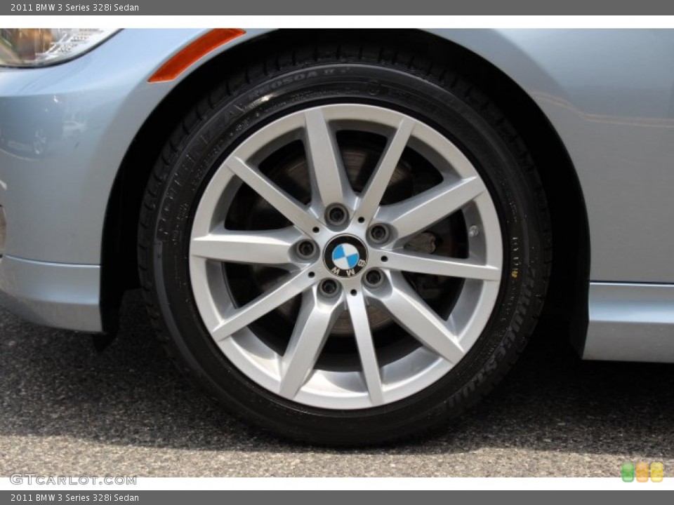 2011 BMW 3 Series 328i Sedan Wheel and Tire Photo #94927122