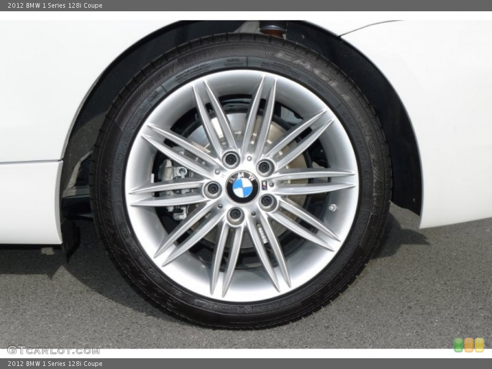 2012 BMW 1 Series 128i Coupe Wheel and Tire Photo #94935767