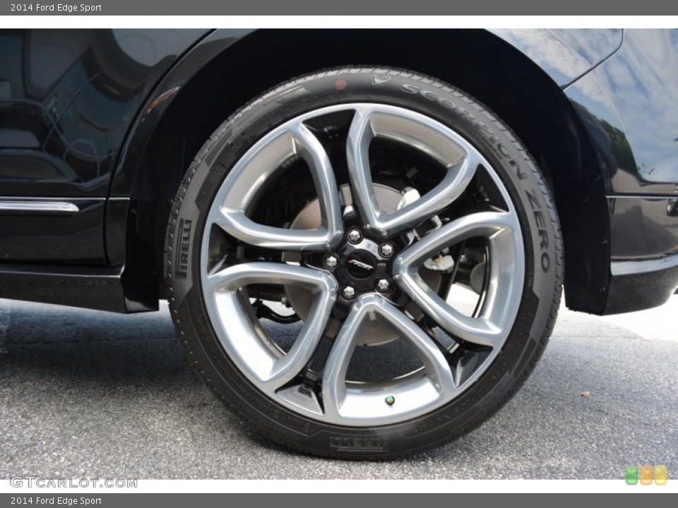 2014 Ford Edge Sport Wheel and Tire Photo #94944192