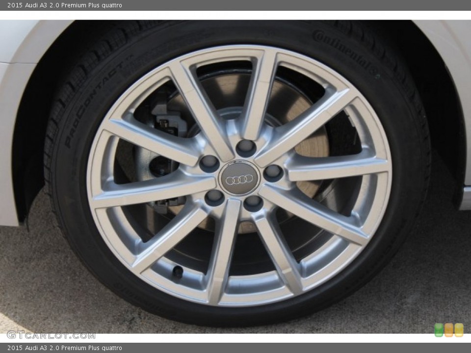 2015 Audi A3 2.0 Premium Plus quattro Wheel and Tire Photo #94944204