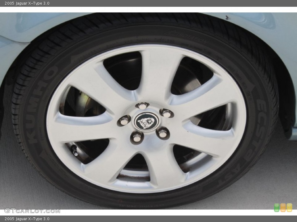 2005 Jaguar X-Type 3.0 Wheel and Tire Photo #94950153