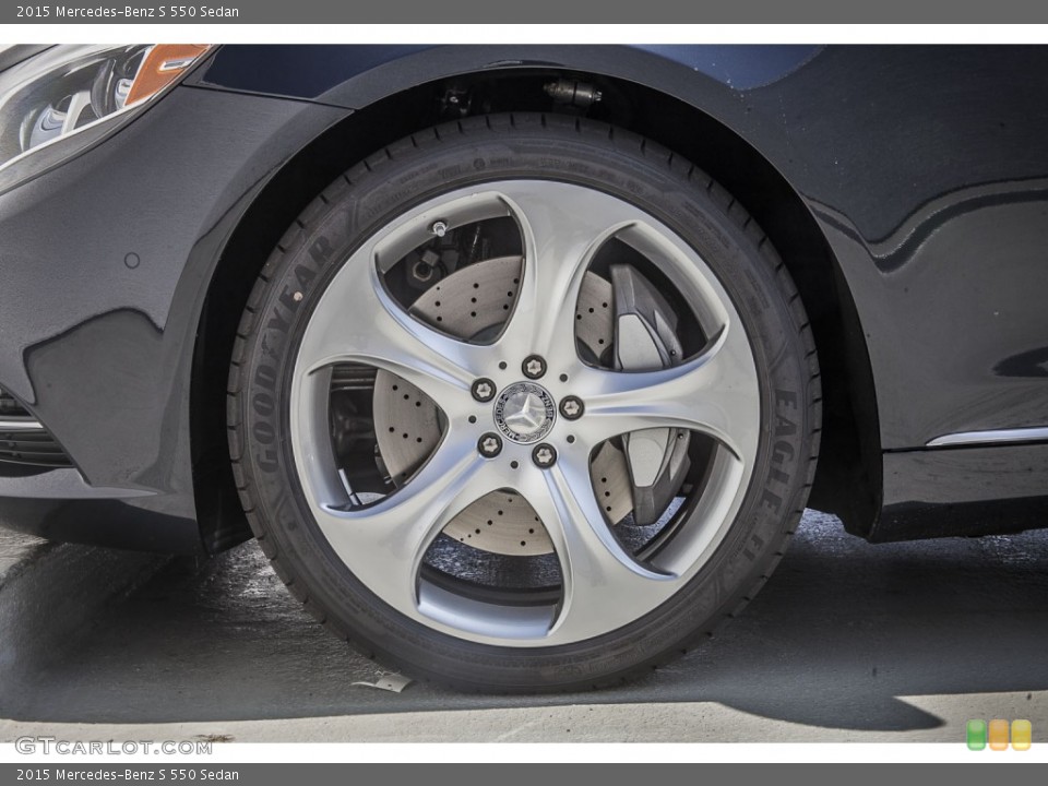 2015 Mercedes-Benz S 550 Sedan Wheel and Tire Photo #94966898