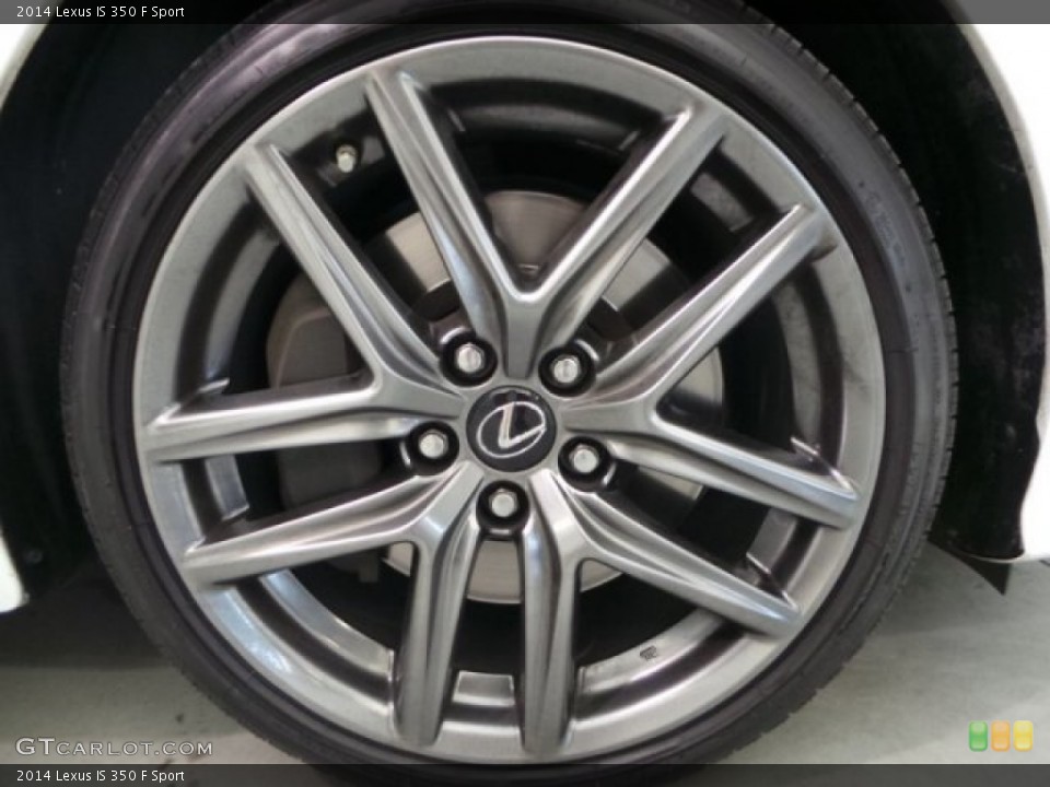 2014 Lexus IS 350 F Sport Wheel and Tire Photo #94983720