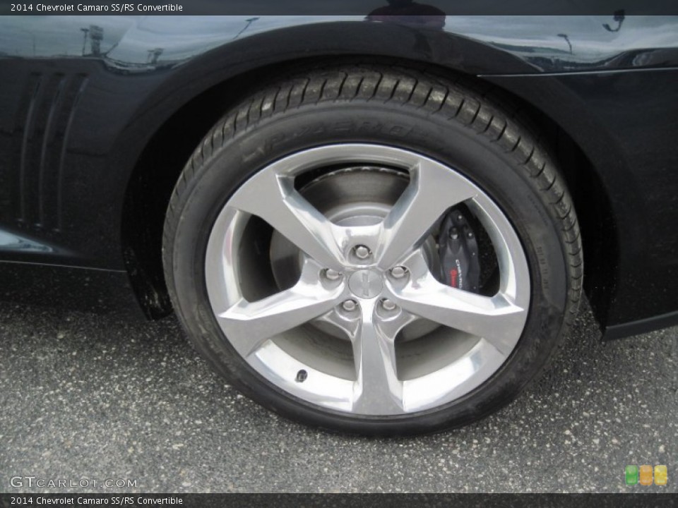 2014 Chevrolet Camaro SS/RS Convertible Wheel and Tire Photo #95002363