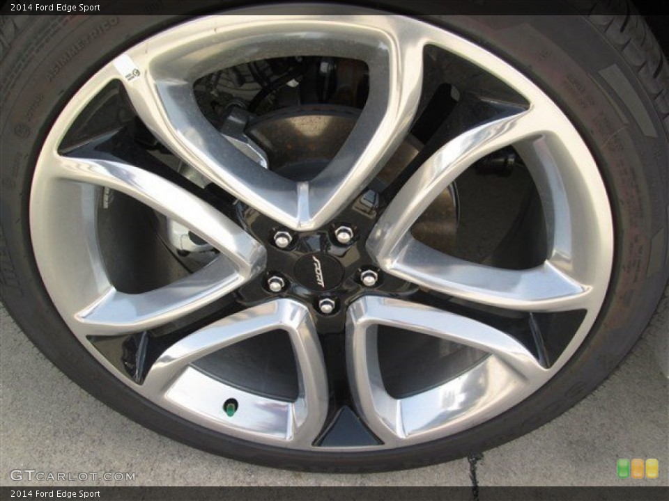 2014 Ford Edge Sport Wheel and Tire Photo #95010205
