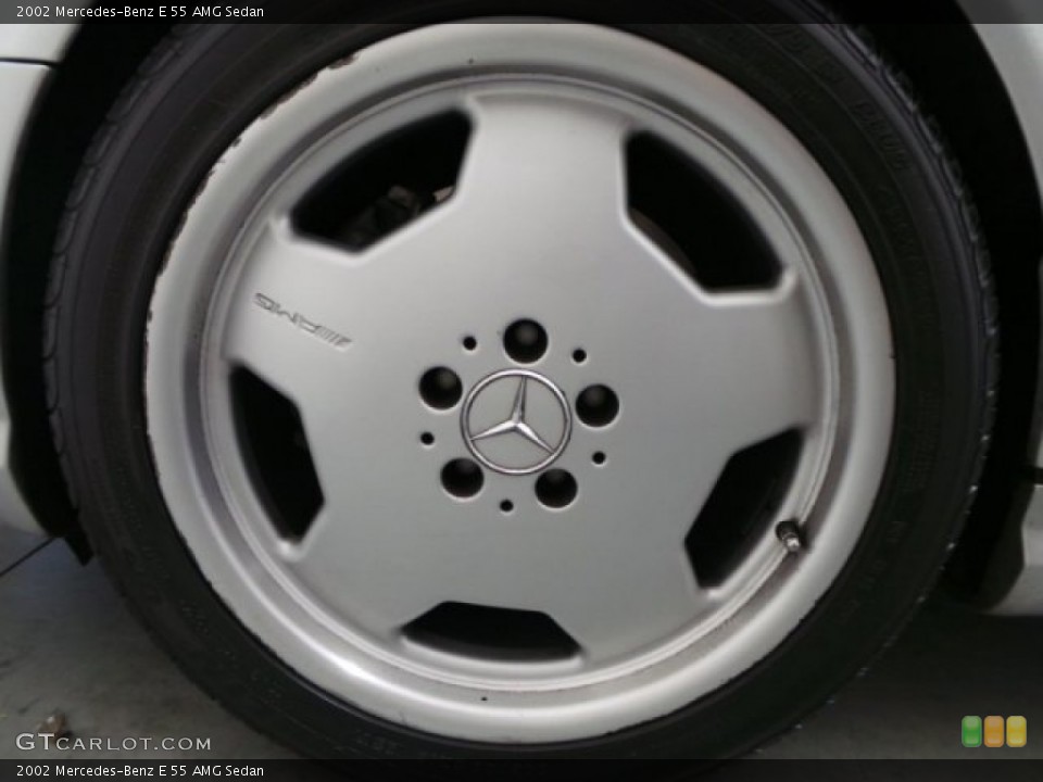 2002 Mercedes-Benz E 55 AMG Sedan Wheel and Tire Photo #95017258