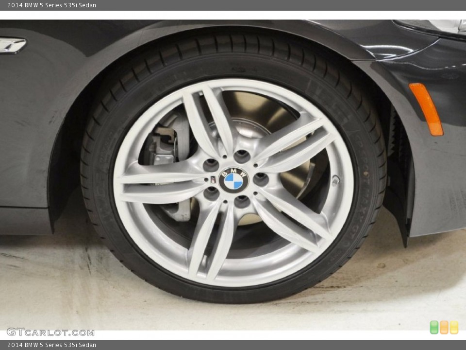 2014 BMW 5 Series 535i Sedan Wheel and Tire Photo #95026723