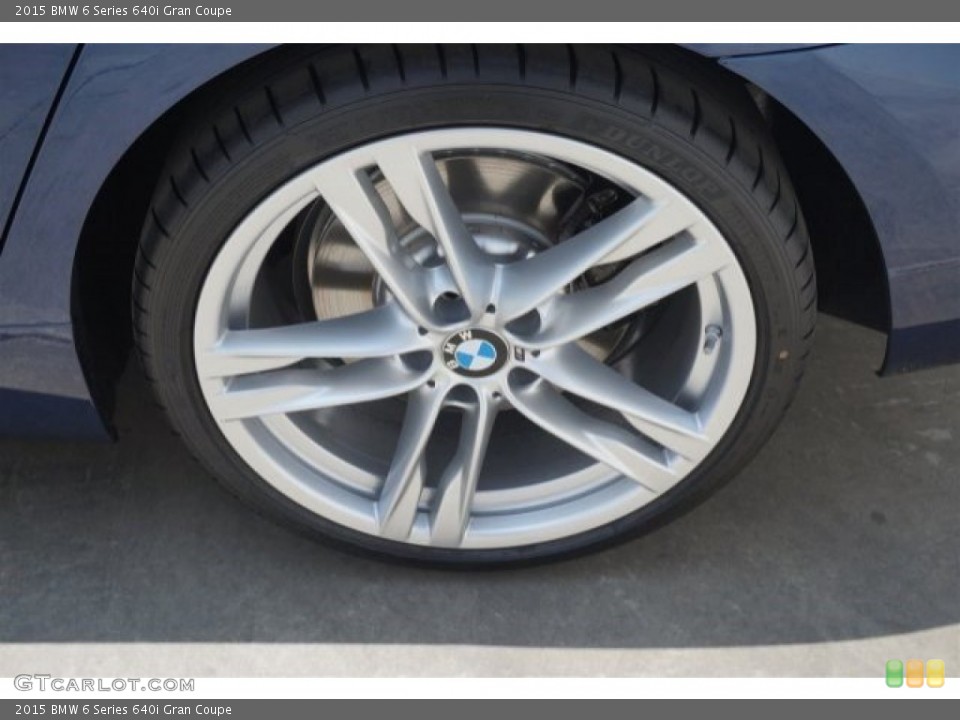 2015 BMW 6 Series 640i Gran Coupe Wheel and Tire Photo #95027875
