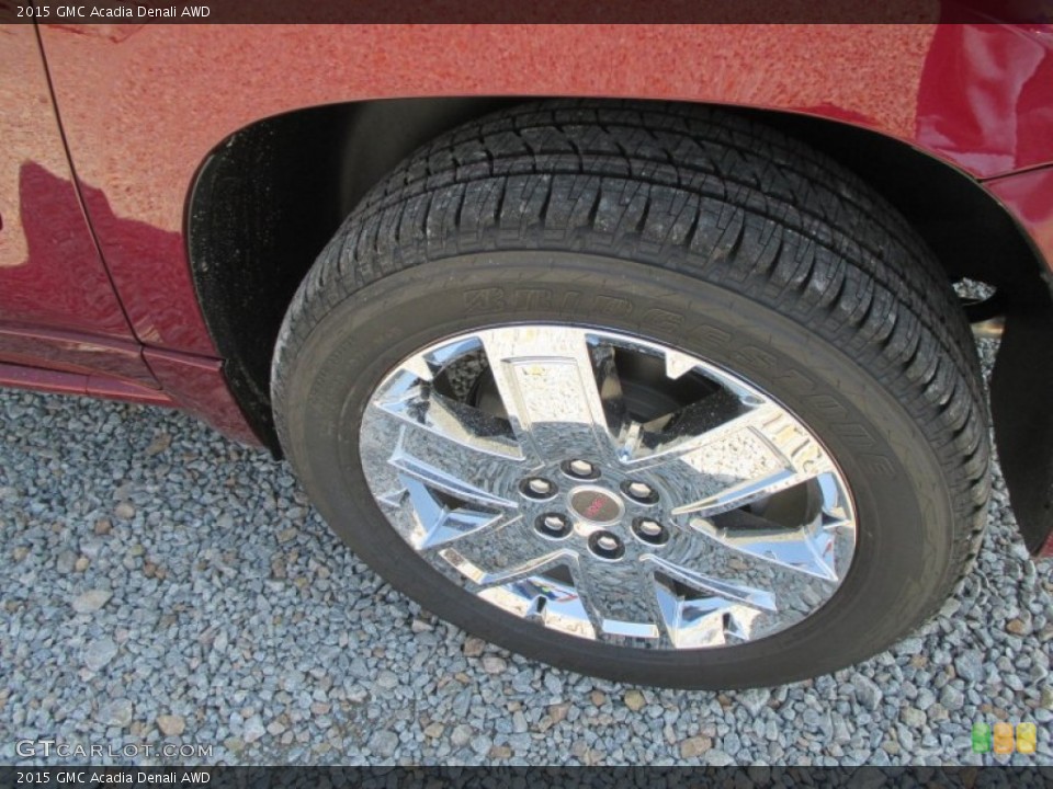 2015 GMC Acadia Denali AWD Wheel and Tire Photo #95039611