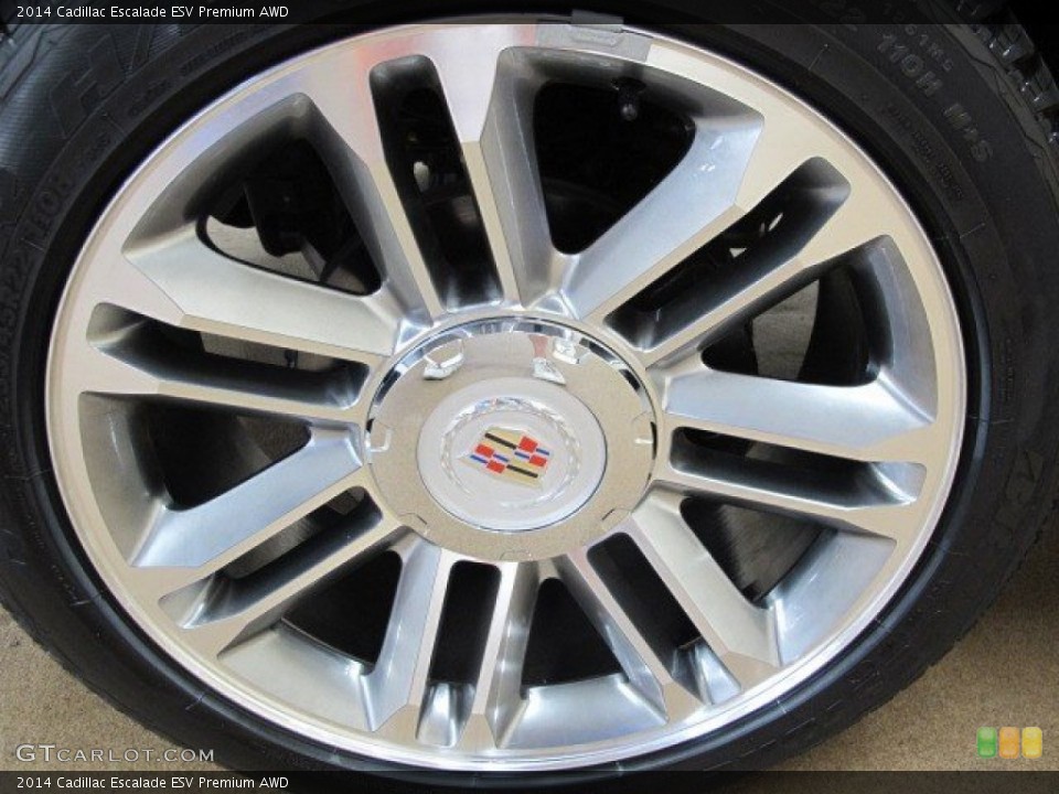 2014 Cadillac Escalade ESV Premium AWD Wheel and Tire Photo #95090961
