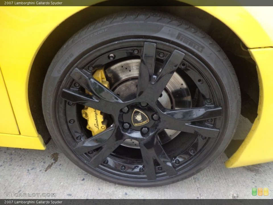 2007 Lamborghini Gallardo Spyder Wheel and Tire Photo #95123540
