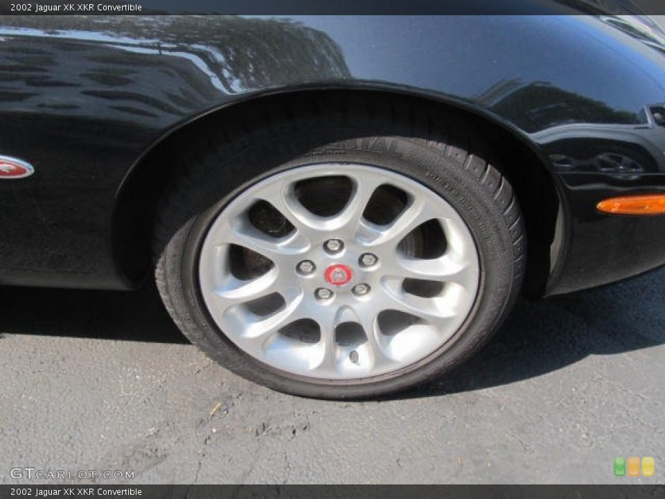 2002 Jaguar XK XKR Convertible Wheel and Tire Photo #95125736