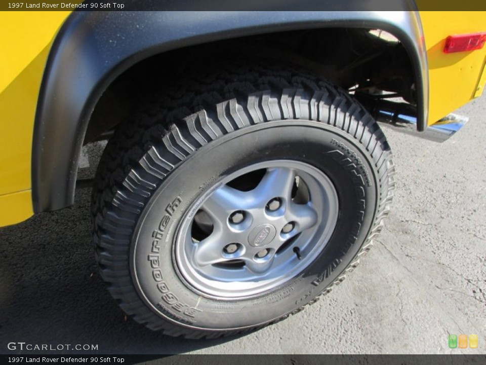 1997 Land Rover Defender 90 Soft Top Wheel and Tire Photo #95129816