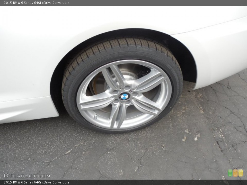 2015 BMW 6 Series 640i xDrive Convertible Wheel and Tire Photo #95130677